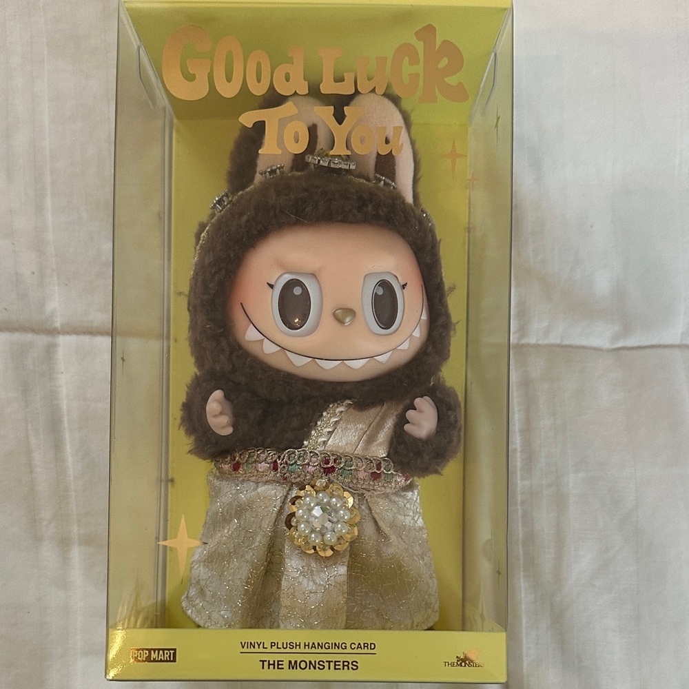 Thailand Exclusive- The Monsters Vinyl Plush Hanging Card - Good Luck to You